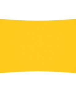 vidaXL Zonnescherm rechthoekig 2x5 m oxford stof geel