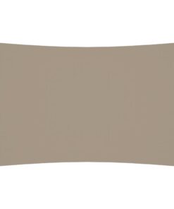 vidaXL Zonnescherm rechthoekig 2x5 m oxford stof taupe