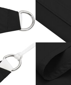 vidaXL Zonnescherm rechthoekig 3,5x4,5 m oxford stof zwart