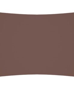 vidaXL Zonnescherm rechthoekig 3x4 m oxford stof bruin