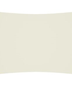 vidaXL Zonnescherm rechthoekig 3x4 m oxford stof crèmekleurig