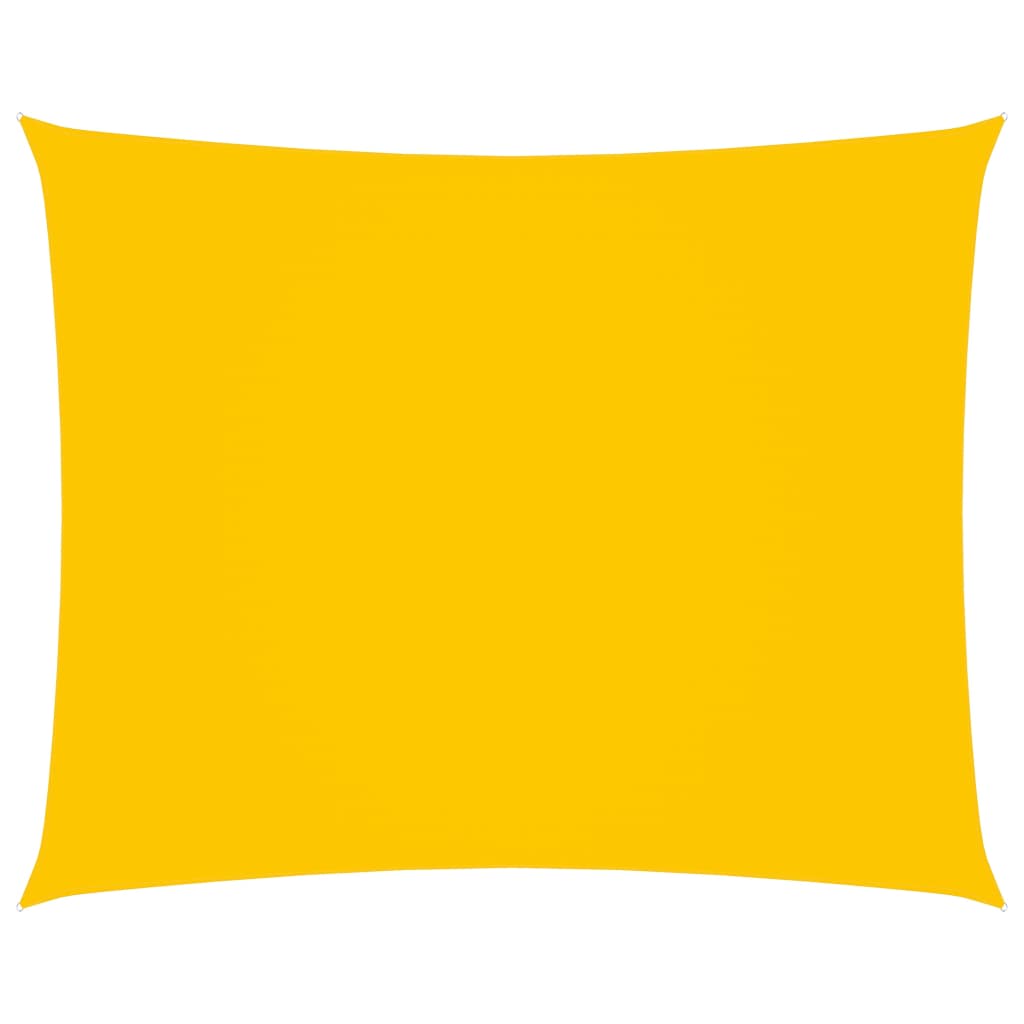 vidaXL Zonnescherm rechthoekig 3x4 m oxford stof geel