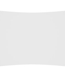 vidaXL Zonnescherm rechthoekig 3x4 m oxford stof wit