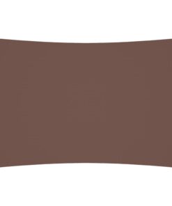 vidaXL Zonnescherm rechthoekig 3x5 m oxford stof bruin