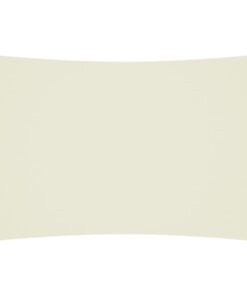 vidaXL Zonnescherm rechthoekig 3x5 m oxford stof crèmekleurig