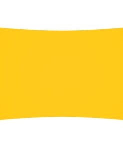 vidaXL Zonnescherm rechthoekig 3x5 m oxford stof geel