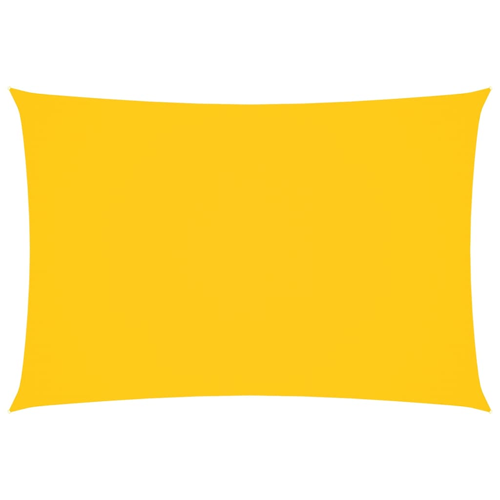 vidaXL Zonnescherm rechthoekig 3x5 m oxford stof geel
