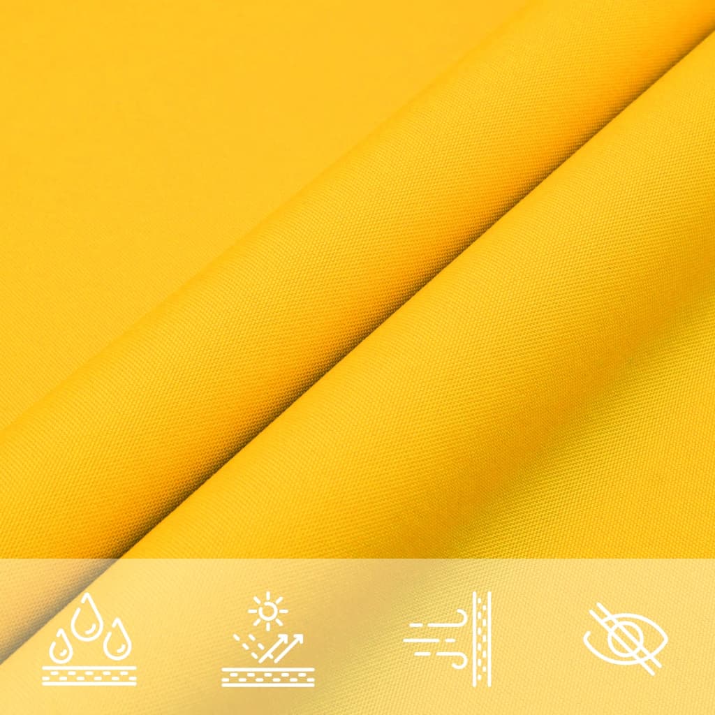 vidaXL Zonnescherm rechthoekig 3x5 m oxford stof geel - Image 5