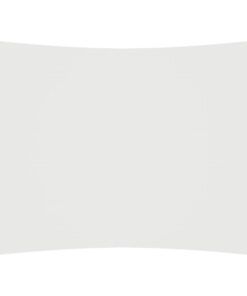 vidaXL Zonnescherm rechthoekig 3x5 m oxford stof wit