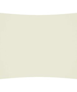 vidaXL Zonnescherm rechthoekig 3x6 m oxford stof crèmekleurig