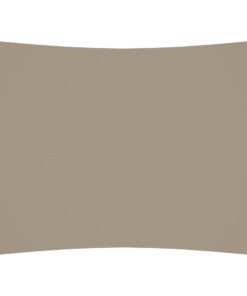 vidaXL Zonnescherm rechthoekig 3x6 m oxford stof taupe