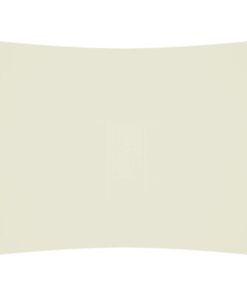 vidaXL Zonnescherm rechthoekig 4x5 m oxford stof crèmekleurig