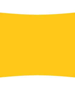 vidaXL Zonnescherm rechthoekig 4x5 m oxford stof geel