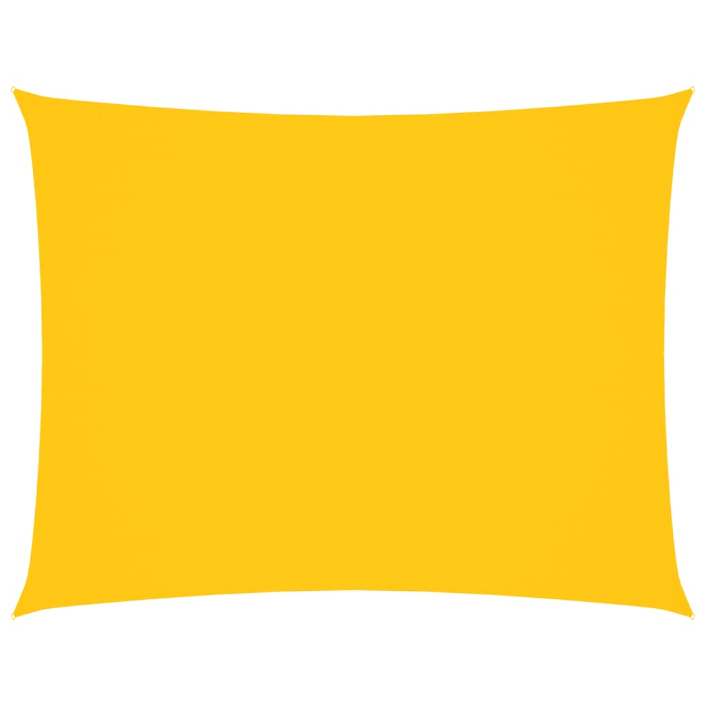 vidaXL Zonnescherm rechthoekig 4x5 m oxford stof geel
