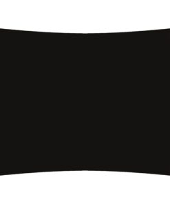 vidaXL Zonnescherm rechthoekig 4x5 m oxford stof zwart