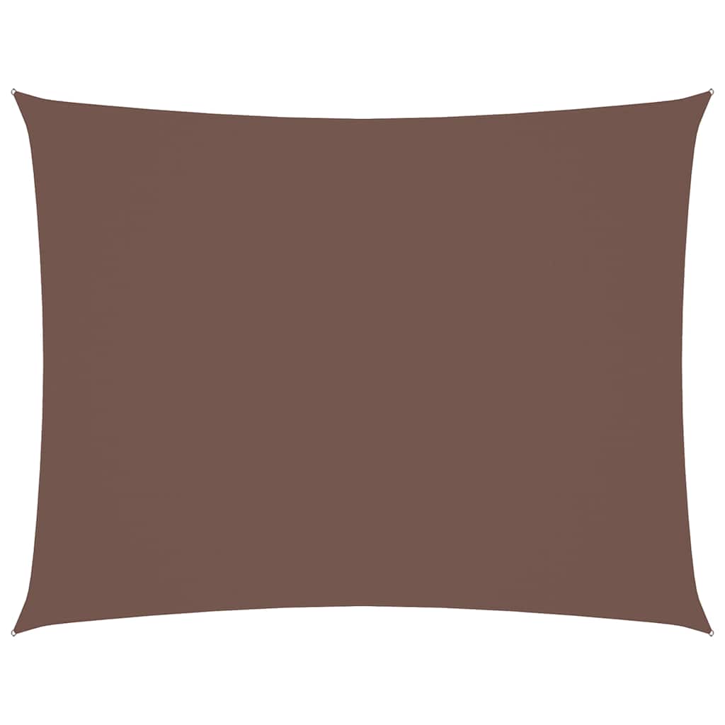 vidaXL Zonnescherm rechthoekig 4x6 m oxford stof bruin