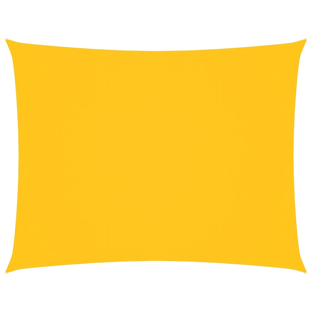 vidaXL Zonnescherm rechthoekig 4x6 m oxford stof geel