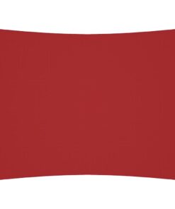 vidaXL Zonnescherm rechthoekig 4x6 m oxford stof rood