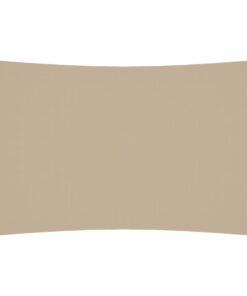 vidaXL Zonnescherm rechthoekig 4x7 m oxford stof beige