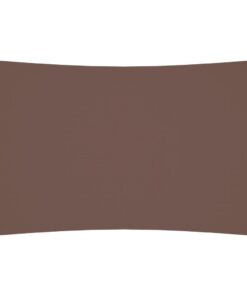 vidaXL Zonnescherm rechthoekig 4x7 m oxford stof bruin
