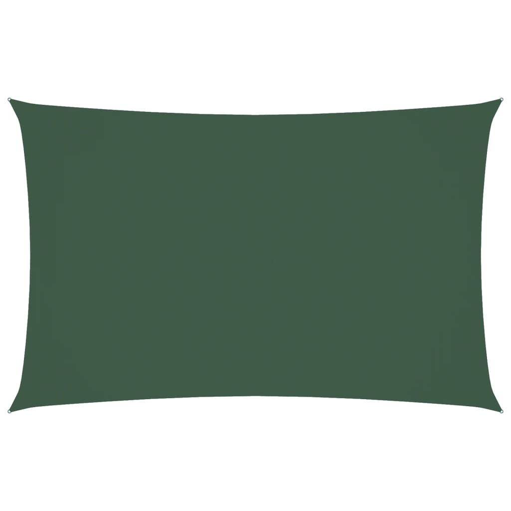 vidaXL Zonnescherm rechthoekig 4x7 m oxford stof donkergroen