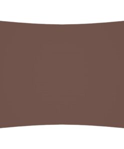 vidaXL Zonnescherm rechthoekig 5x6 m oxford stof bruin