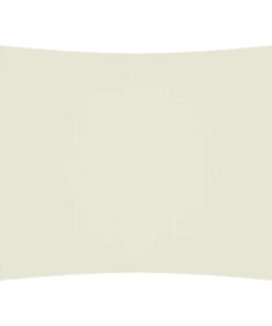 vidaXL Zonnescherm rechthoekig 5x6 m oxford stof crèmekleurig