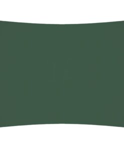 vidaXL Zonnescherm rechthoekig 5x6 m oxford stof donkergroen