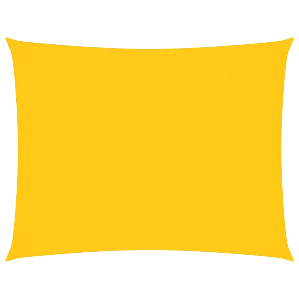 vidaXL Zonnescherm rechthoekig 5x6 m oxford stof geel