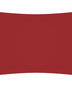 vidaXL Zonnescherm rechthoekig 5x6 m oxford stof rood