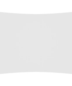 vidaXL Zonnescherm rechthoekig 5x6 m oxford stof wit