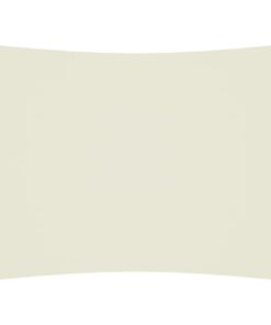 vidaXL Zonnescherm rechthoekig 5x7 m oxford stof crèmekleurig