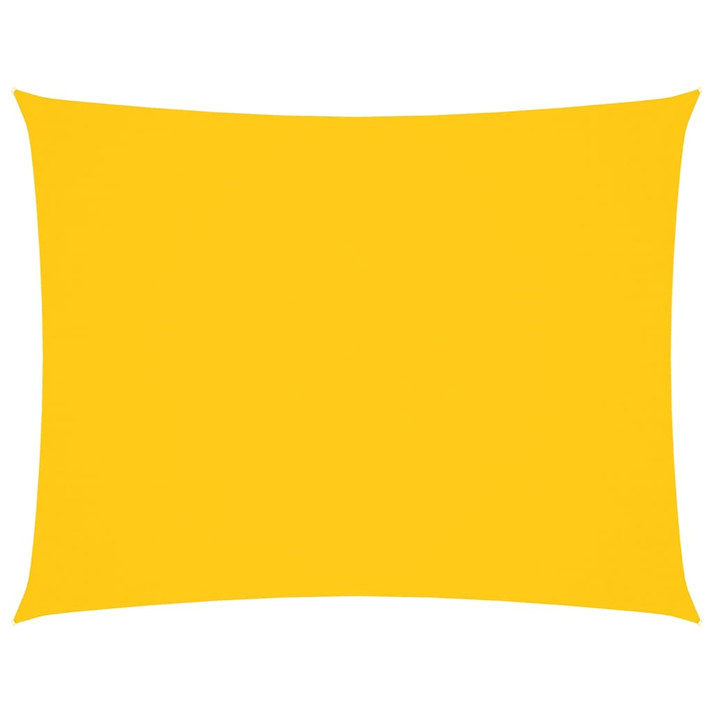 vidaXL Zonnescherm rechthoekig 5x7 m oxford stof geel