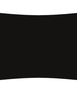 vidaXL Zonnescherm rechthoekig 5x7 m oxford stof zwart