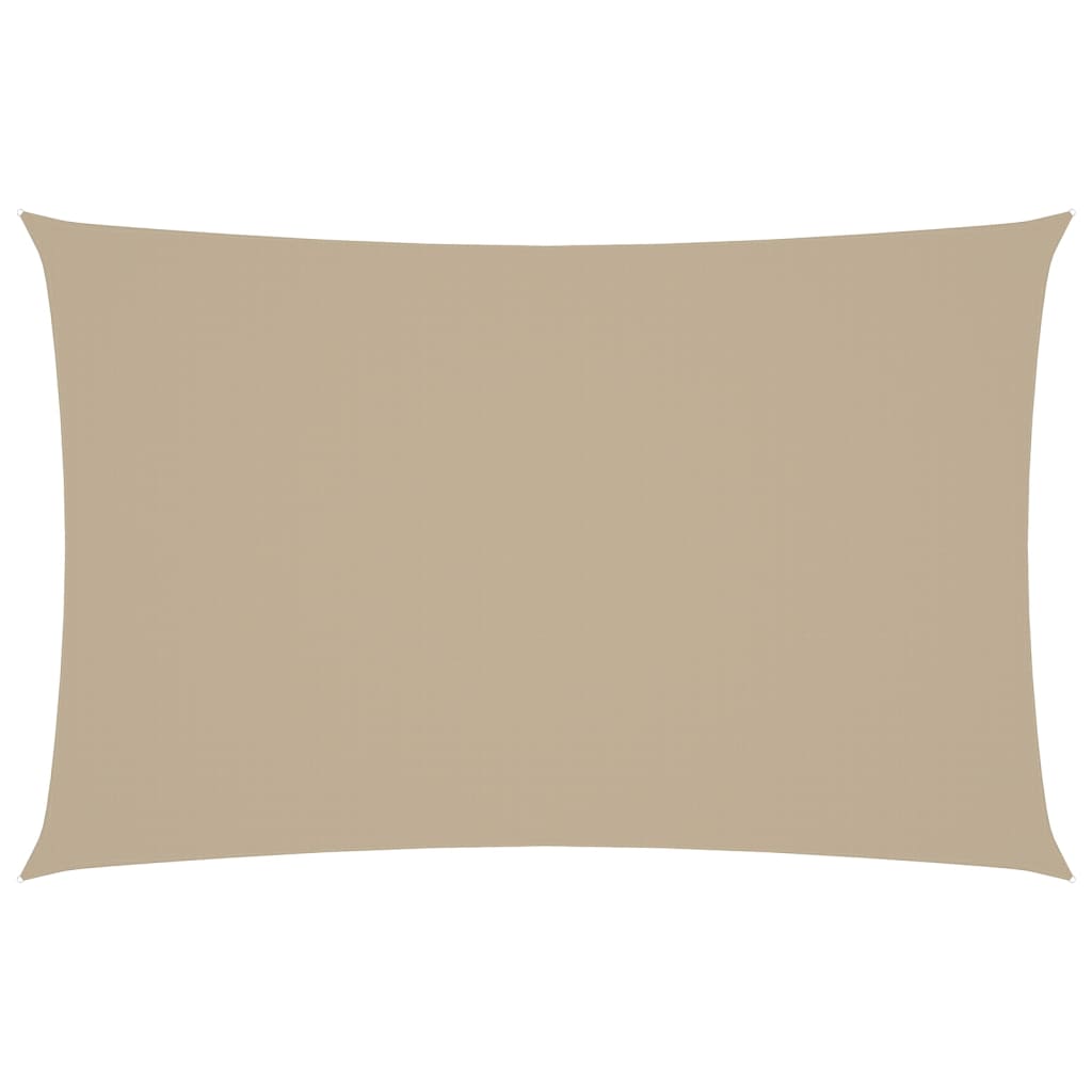 vidaXL Zonnescherm rechthoekig 5x8 m oxford stof beige