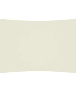 vidaXL Zonnescherm rechthoekig 5x8 m oxford stof crèmekleurig