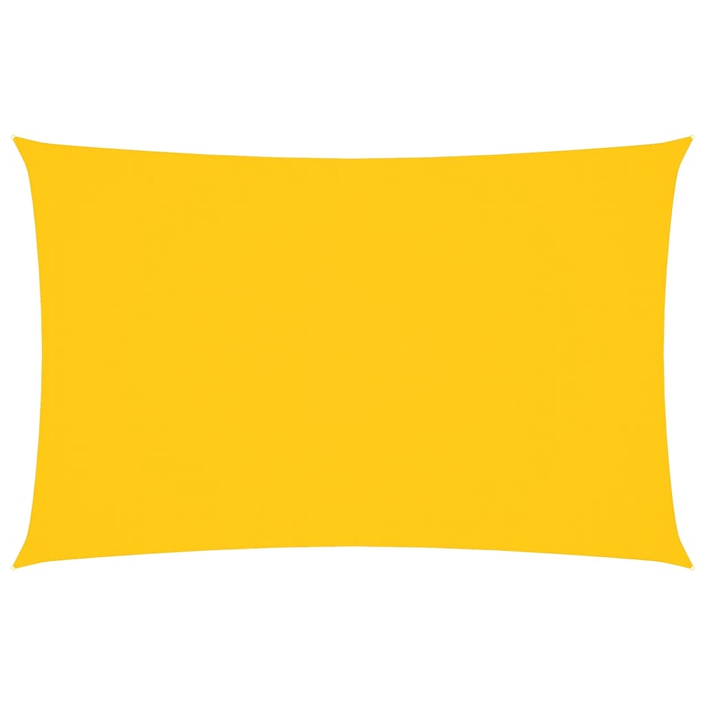 vidaXL Zonnescherm rechthoekig 5x8 m oxford stof geel