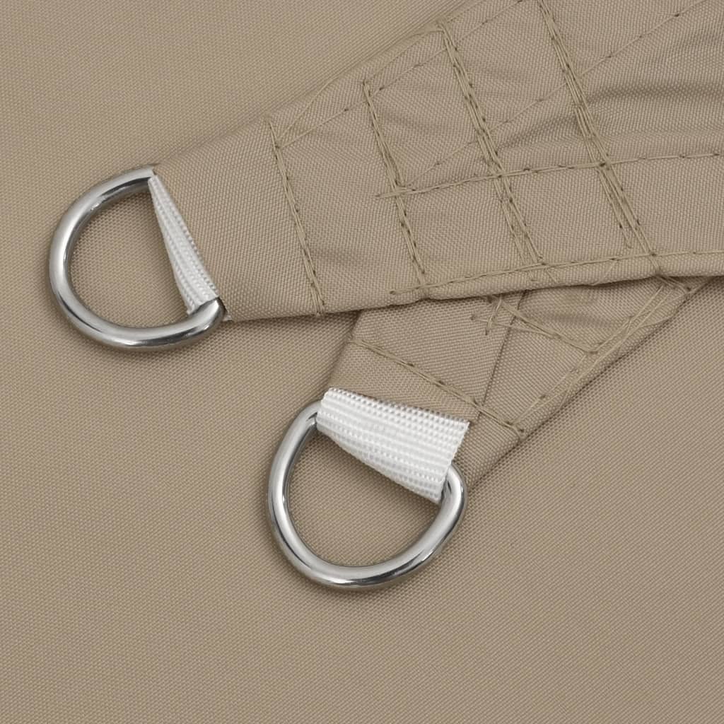 vidaXL Zonnescherm rechthoekig 5x8 m oxford stof taupe - Image 6