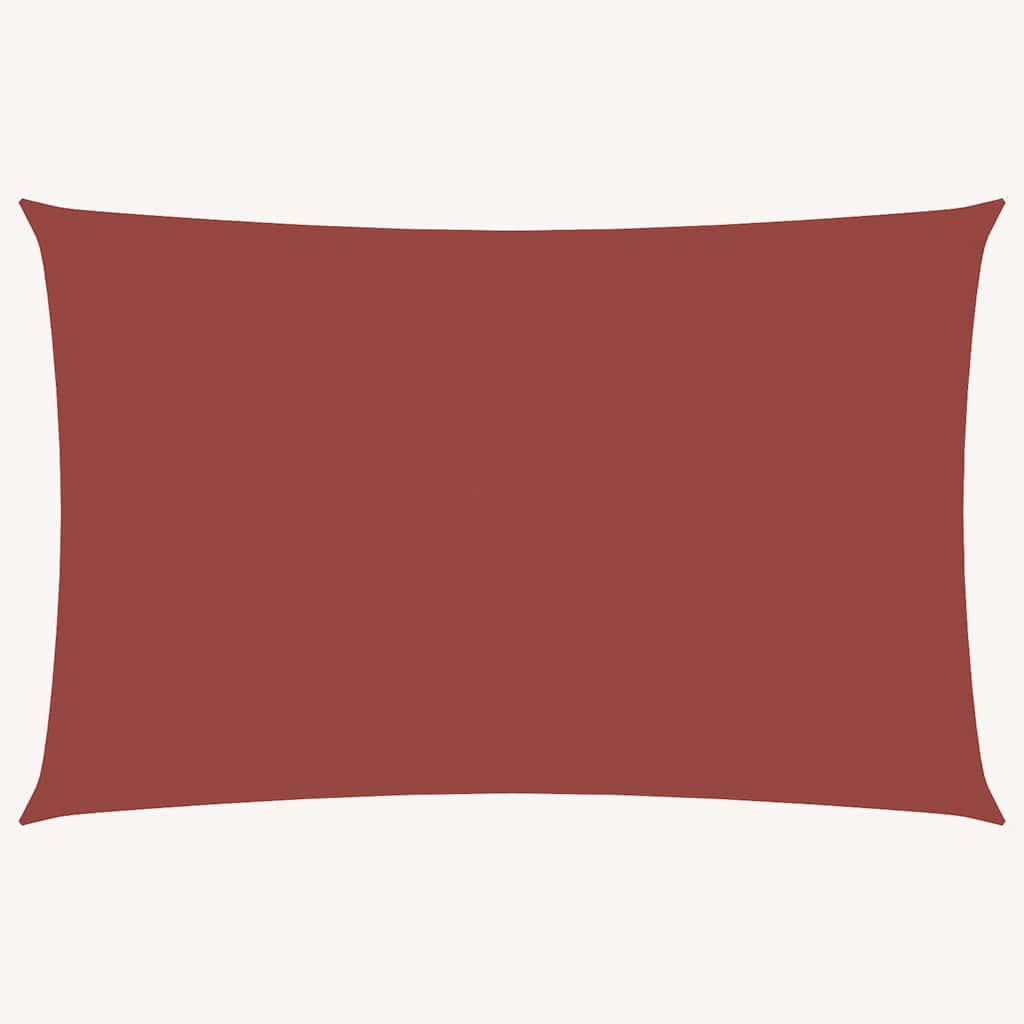 vidaXL Zonnescherm rechthoekig 5x8 m oxford stof terracottakleurig