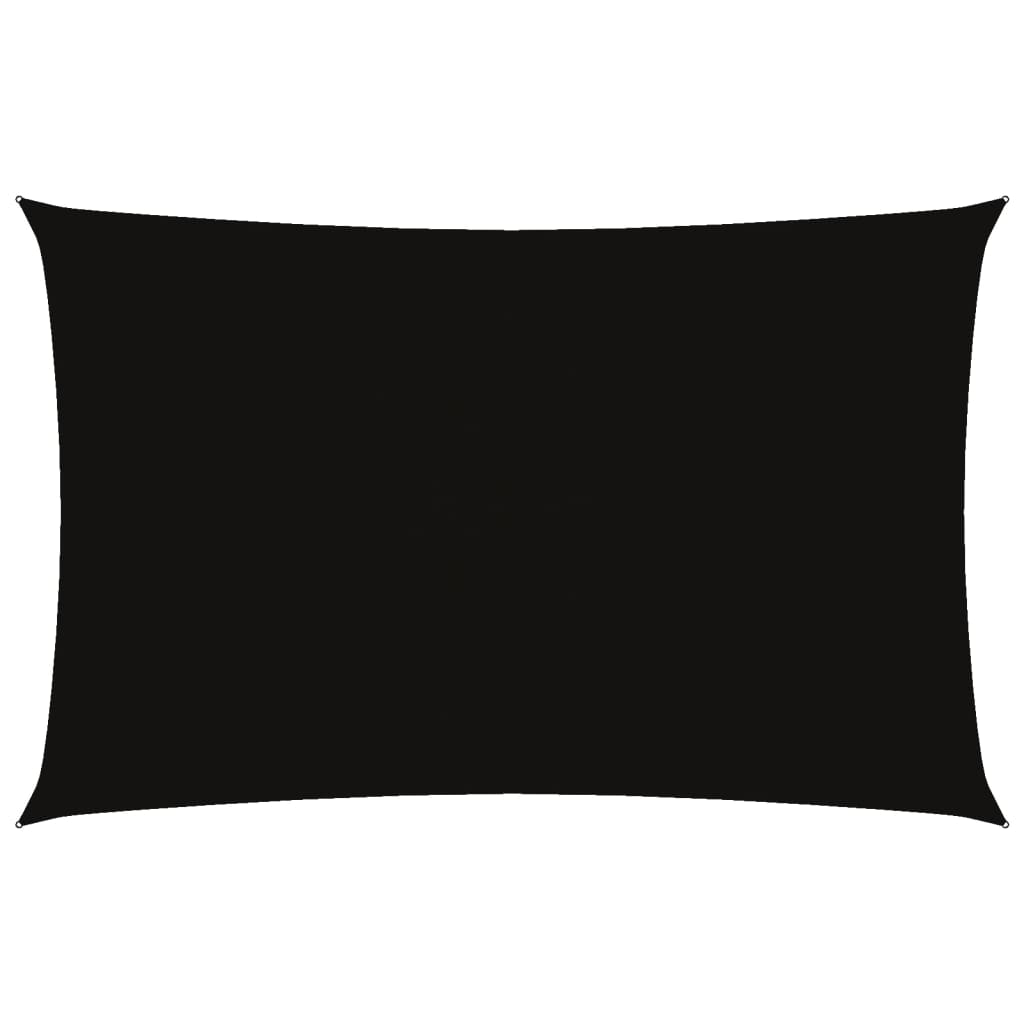 vidaXL Zonnescherm rechthoekig 5x8 m oxford stof zwart