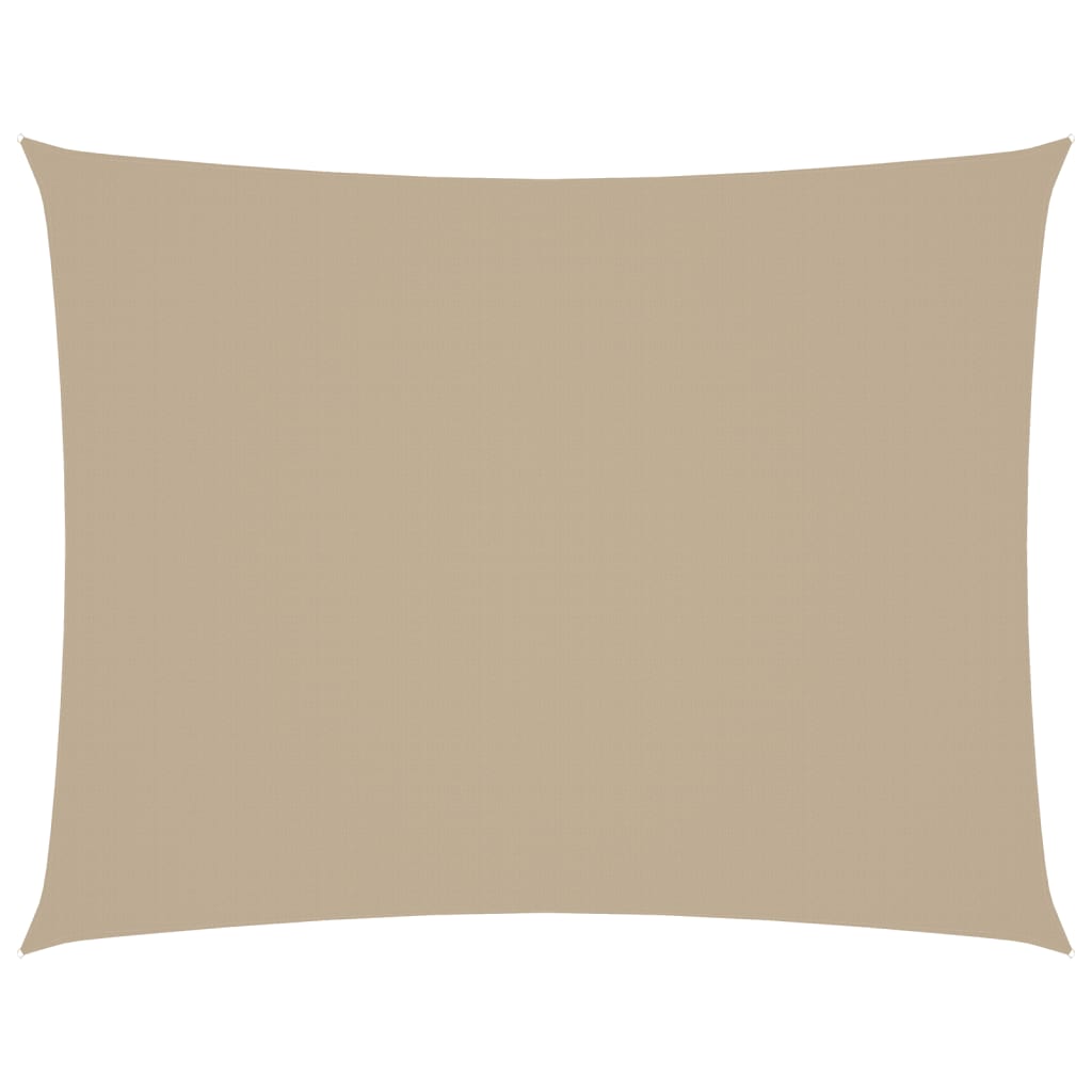 vidaXL Zonnescherm rechthoekig 6x7 m oxford stof beige