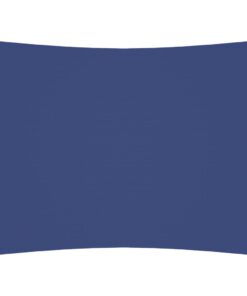 vidaXL Zonnescherm rechthoekig 6x7 m oxford stof blauw