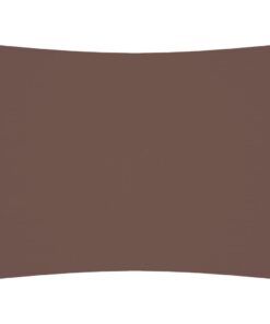vidaXL Zonnescherm rechthoekig 6x7 m oxford stof bruin
