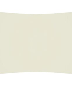 vidaXL Zonnescherm rechthoekig 6x7 m oxford stof crèmekleurig