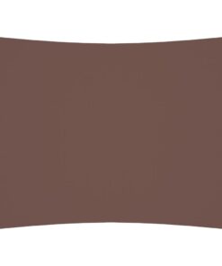 vidaXL Zonnescherm rechthoekig 6x8 m oxford stof bruin