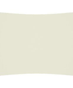 vidaXL Zonnescherm rechthoekig 6x8 m oxford stof crèmekleurig