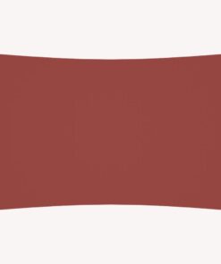 vidaXL Zonnescherm rechthoekig 6x8 m oxford stof terracottakleurig