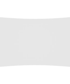 vidaXL Zonnescherm rechthoekig 6x8 m oxford stof wit