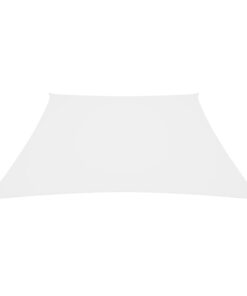 vidaXL Zonnescherm trapezium 3/4x3 m oxford stof wit