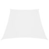 vidaXL Zonnescherm trapezium 3/4x3 m oxford stof wit